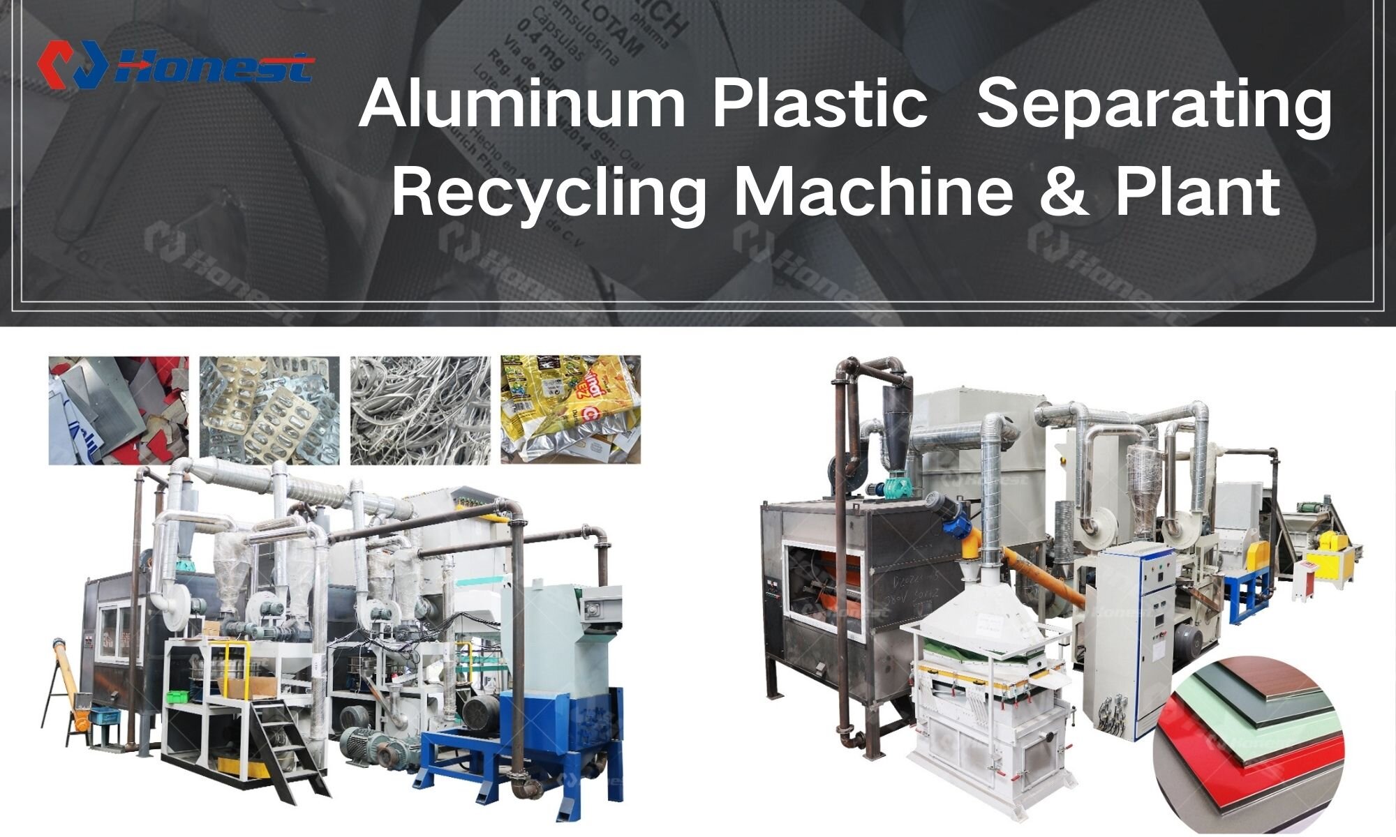 Aluminum Plastic Separating Recycling Machine