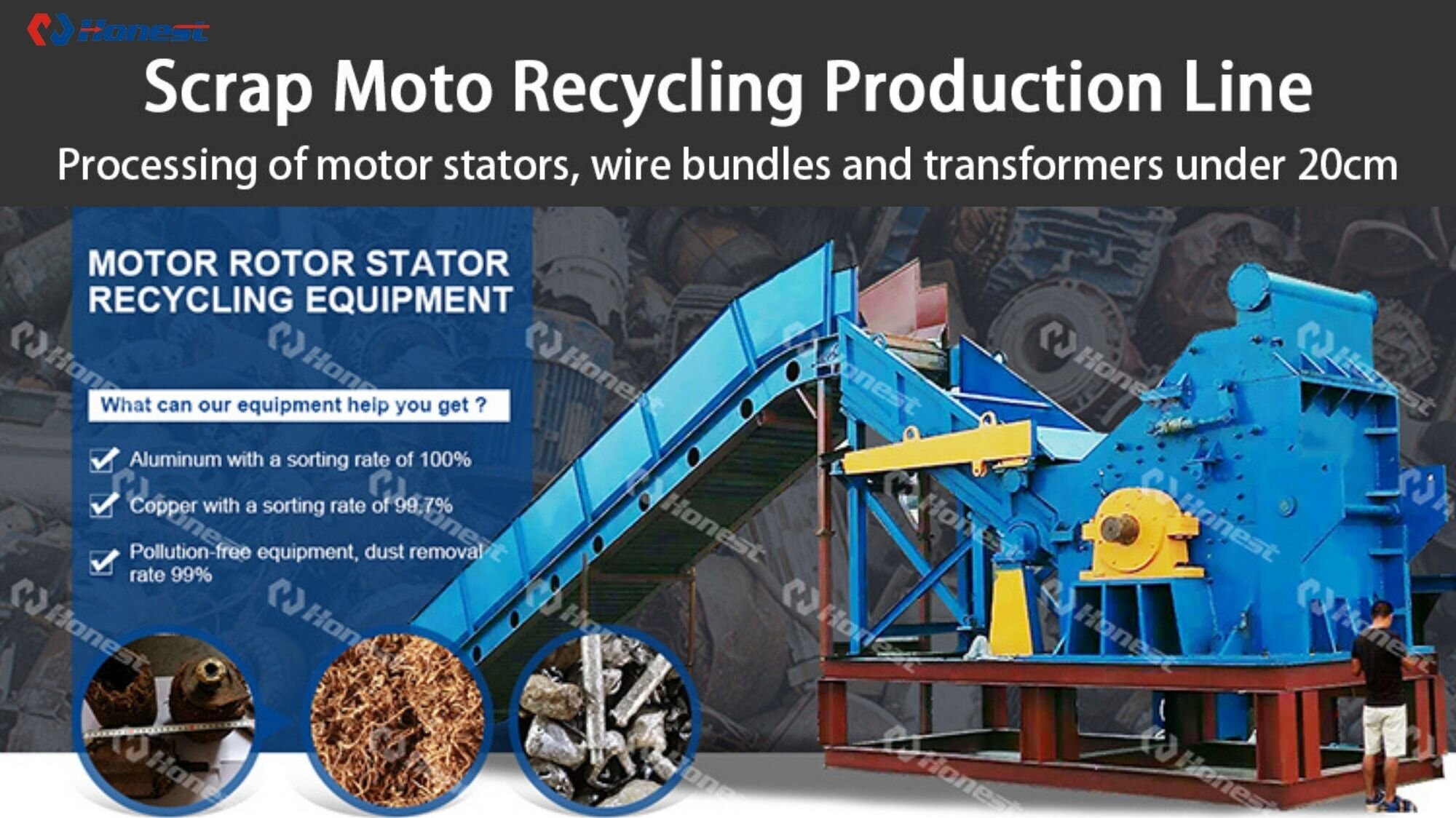 Scrap Motor Recycling Production Line