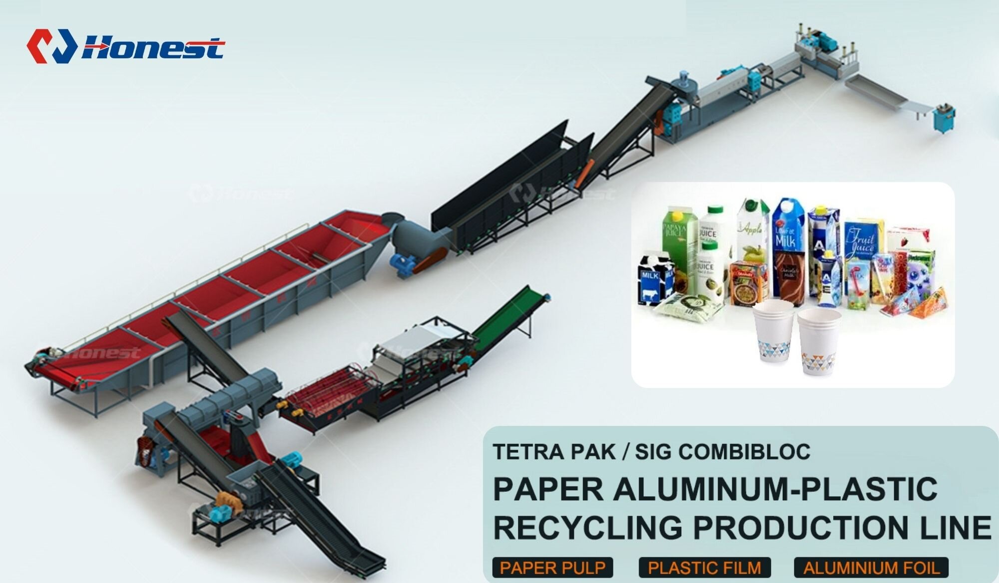 Tetra Pak Recycling Line